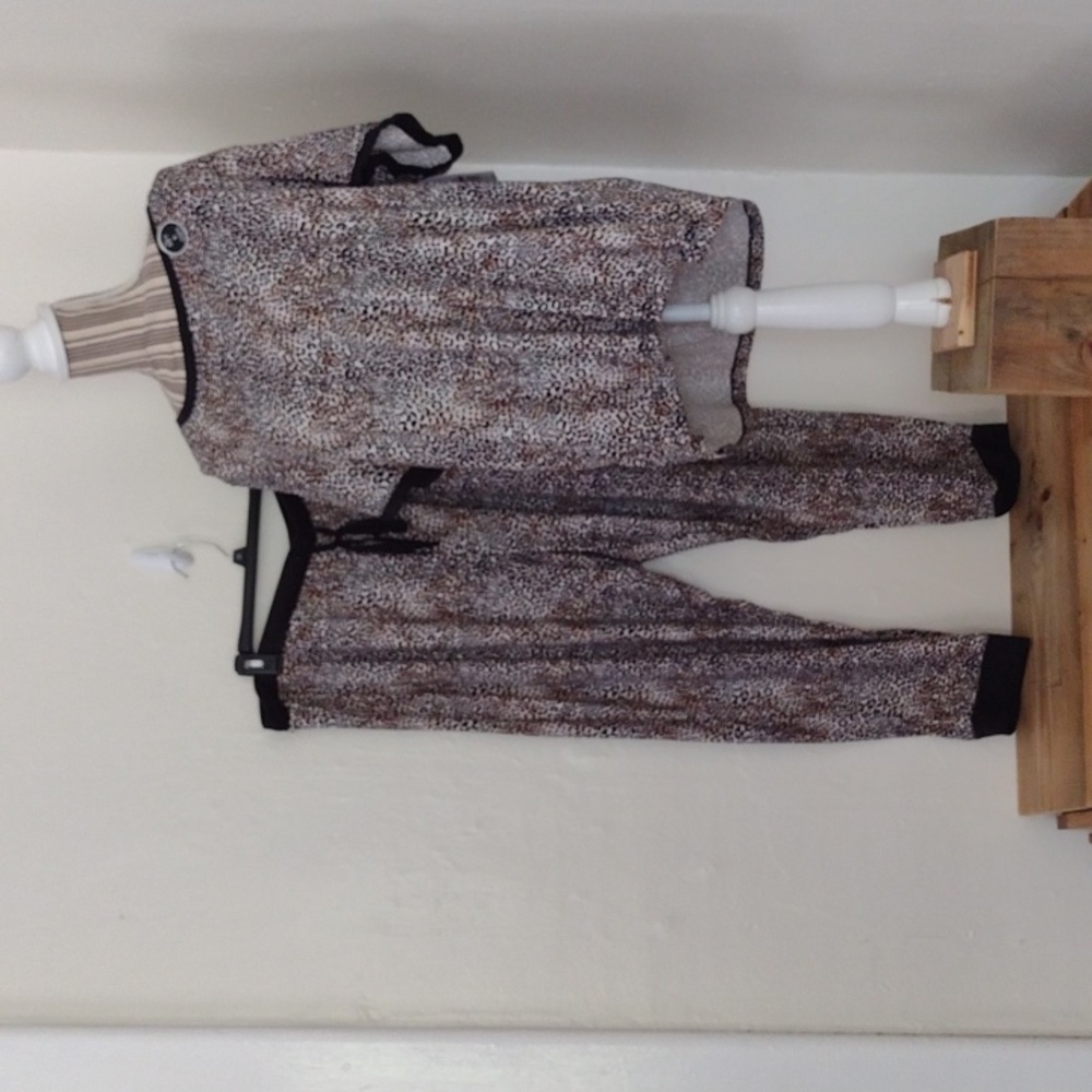 Pillow Talk Soft & Cozy Animal Print 2pc Pajama Set Size 2x NWT MSRP $68